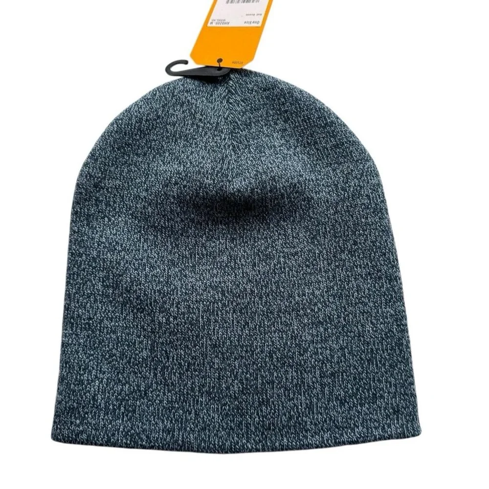 Carhartt Acrylic Beanie Knit Hat A205-H79 NIGHT BLUE ALPINE BLUE MARL New - Picture 2 of 4